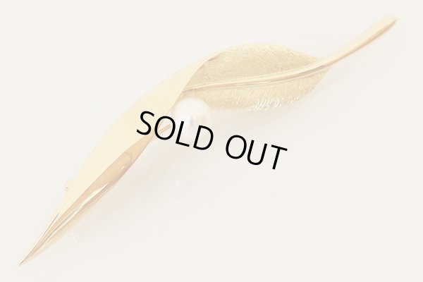 ミキモト　K18パールイリブローチ 7.00mm 9.30g　拡大(3)