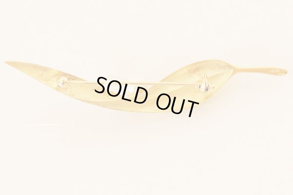 ミキモト　K18パールイリブローチ 7.00mm 9.30g　裏面