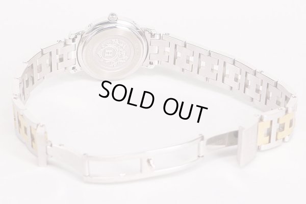 エルメス　クリッパーコンビ　ＣＬ４．２２０　白文字盤　ブレス