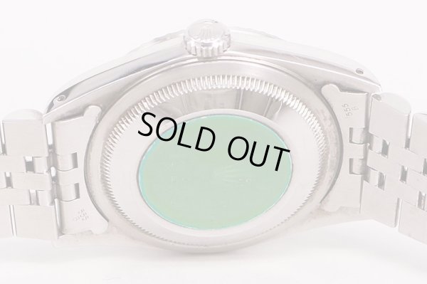 ロレックス　１６２２０　L２５１１４８　銀文字盤　エンジンターンドベゼル　裏面拡大