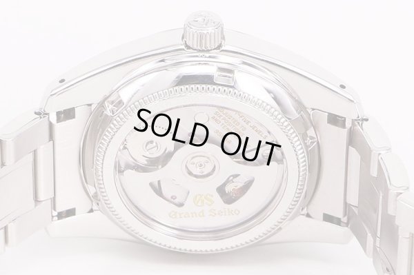 セイコー　グランドセイコー　ＳＢＧＲ０５３　９Ｓ６５－００Ｂ０　黒文字盤　裏面拡大