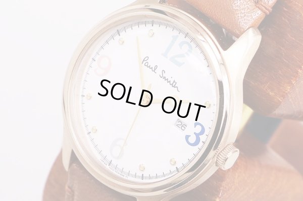 ポールスミス　シティ　ＢＶ３－１２０－９０　白文字盤　サイド拡大