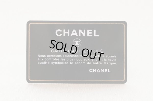 シャネル　チェーンショルダーバック ブラック／SIV金具　Gカード