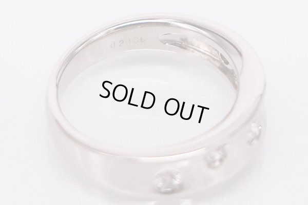 ミキモト　PT950 ダイアイリリング 0.20ct 8.70g　刻印(2)