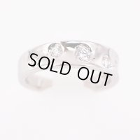 ミキモト　PT950 ダイアイリリング 0.20ct 8.70g