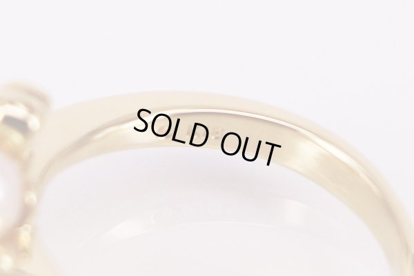 ミキモト　K18 パールイリリング 4.70mm 4.50g　刻印