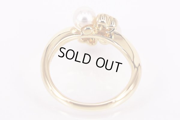 ミキモト　K18 パールイリリング 4.70mm 4.50g　内側