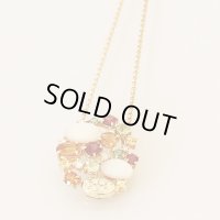 タサキ　K18 ダイアイリマルチペンダントネックレス 0.18ct 7.60g
