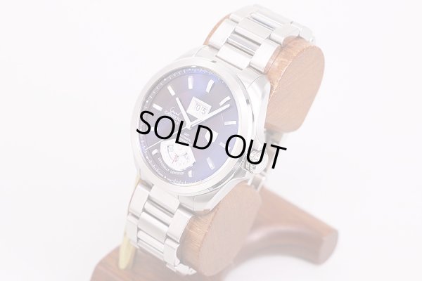 タグホイヤー　グランドカレラＧＭＴ　ＷＡＶ５１１３　茶文字盤　サイド