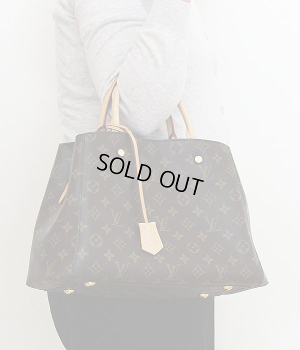 ルイ・ヴィトン　モンテーニュMM M41056　持ったイメージ