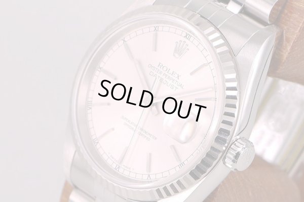 ロレックス　１６２３４　Ｕ３８２０１９　銀文字盤　サイド拡大