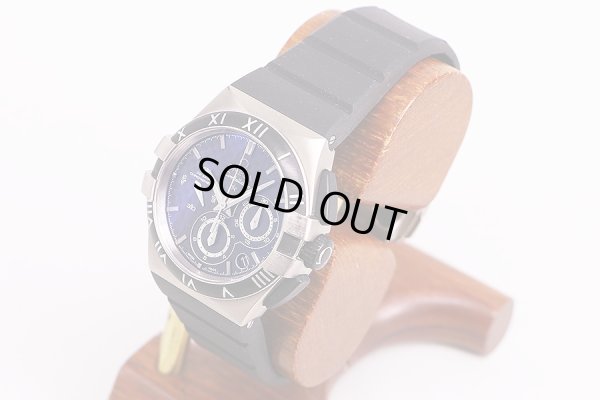 オメガ　コンステレーション　１２１．９２．４０　コーアクシャル黒文字盤　サイド