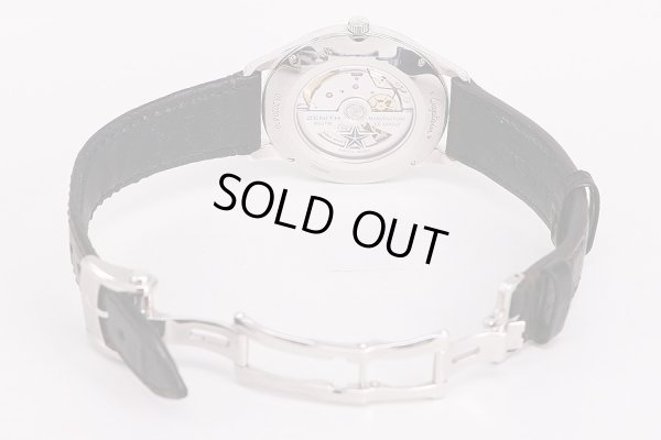 ゼニス　エリート　キャプテン　０３．２０２０．６７０　グレー文字盤　革ベルト