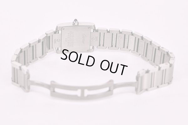 カルティエ　タンクフランセーズＳＭ　２３８４　白文字盤　ブレス