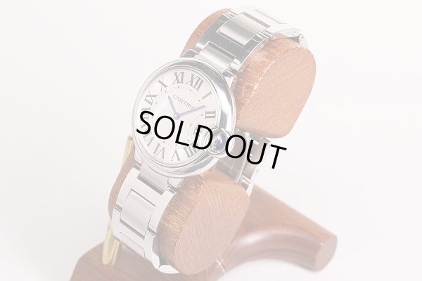 カルティエ　バロンブルーＭＭ　３００５　白文字盤　サイド