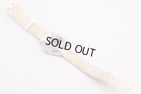 ショパール　ハッピースポーツ　２４／８９４６　スノーフレーク　白雪結晶文字盤　革ベルト状態　裏面