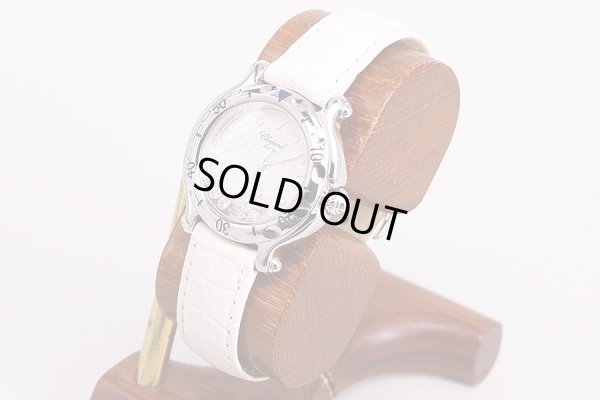 ショパール　ハッピースポーツ　２４／８９４６　スノーフレーク　白雪結晶文字盤　サイド