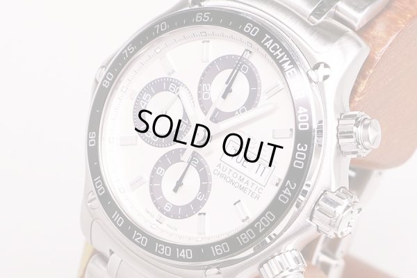 エベル　ディスカバリー　１９１１　クロノグラフ　白文字盤　サイド拡大