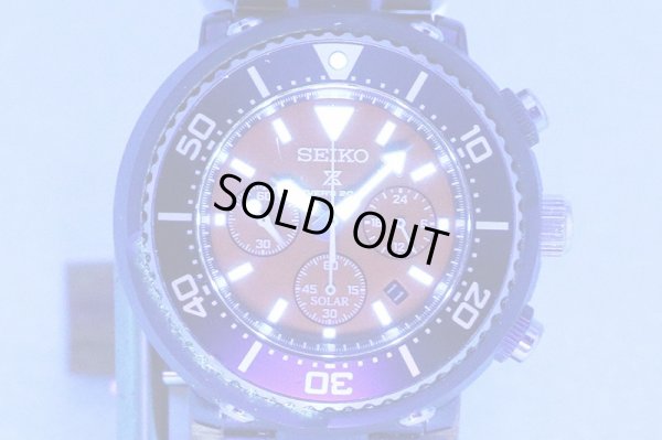 セイコー　プロスペック　ダイバースキューバ　ＳＢＤＬ０３５　ソーラー　黒文字盤　ライト