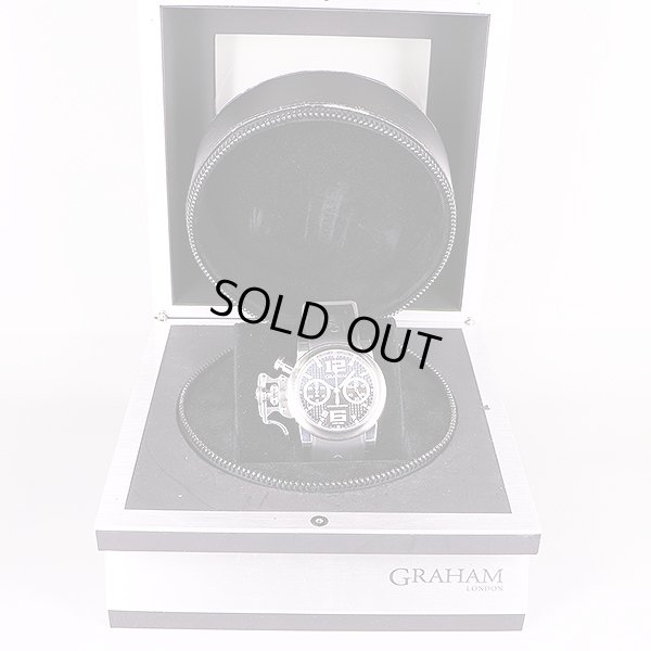 グラハム　クロノファイターＲＡＣ　ブラックショック２ＣＲＢＳ　黒文字盤　箱