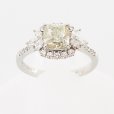 PT950 ダイアイリリング 2.010ct 0.48ct 5.40g