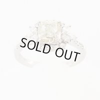 PT950 ダイアイリリング 2.010ct 0.48ct 5.40g