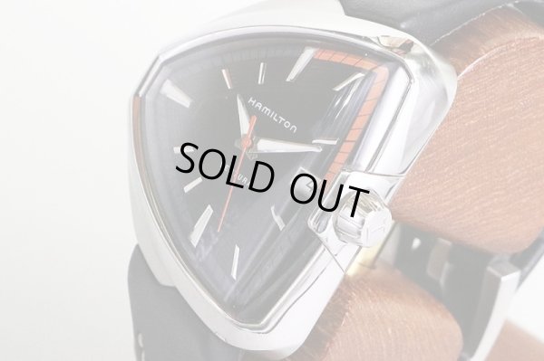 ハミルトン　ベンチュラ　エルビス８０　Ｈ２４５５１０　黒文字盤　サイド拡大