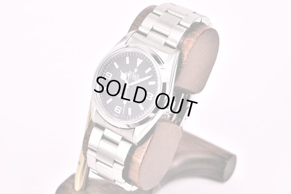 ロレックス　１５２７０　Ｕ７２２１７７（９７年）エクスプローラー１　黒文字盤　サイド