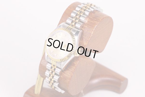 ロレックス　６９１７３Ｇ　９８７９９３１（８７年）旧１０Ｐ　シャンパン文字盤　サイド