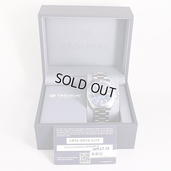 タグホイヤー　フォーミュラー１　ＷＡＺ１０１０　青文字盤　箱・保証書