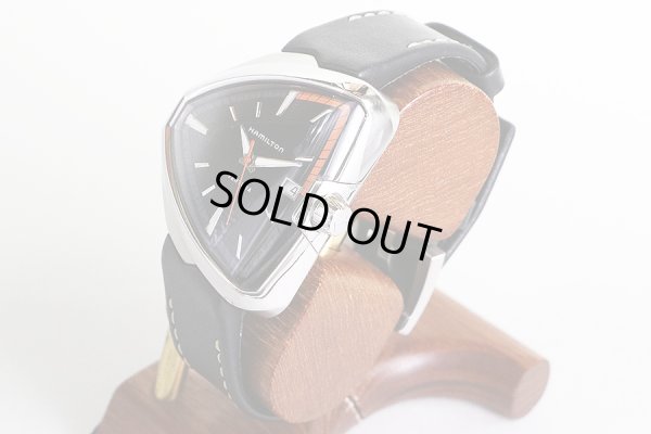 ハミルトン　ベンチュラ　エルビス８０　Ｈ２４５５１０　黒文字盤　サイド