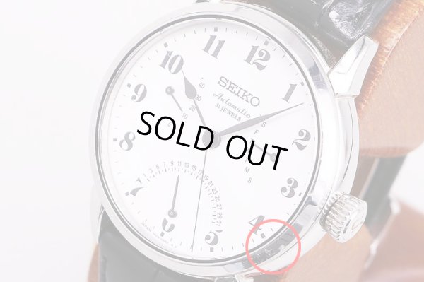 セイコー　プレサージュ　ＳＡＲＤ００７　６Ｒ２４－００Ｅ０　白文字盤　サイド拡大
