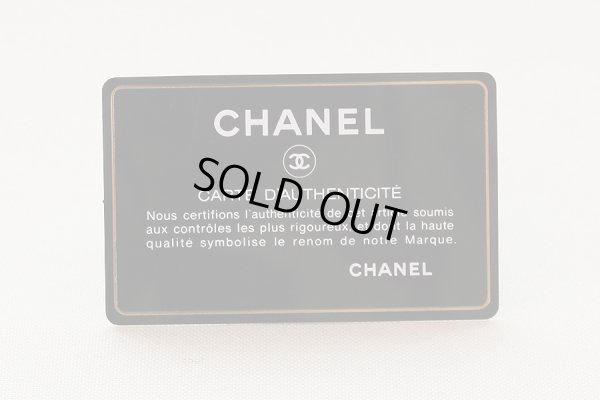 シャネル　チェーンショルダーバック ブラック／SIV金具　Gカード