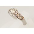 PT900 ダイアイリリング 0.210ct 0.80ct 6.10g　サイド