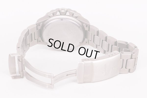 ジン　７５７Ｐ　クロノグラフ　黒文字盤　フリーガースタッフル限定　ブレス