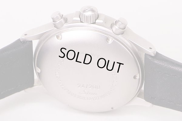 ジン　３５６　ユーロフリーガーII　黒文字盤　裏面拡大