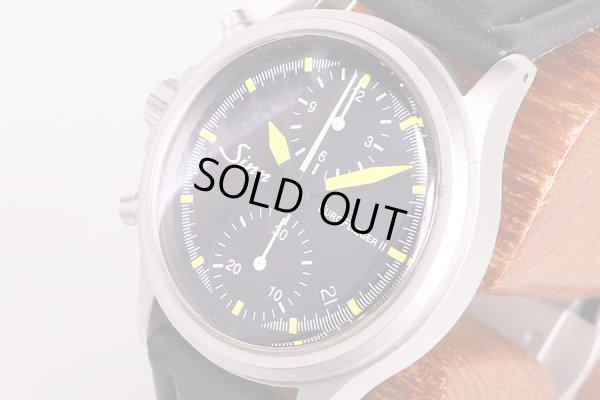 ジン　３５６　ユーロフリーガーII　黒文字盤　サイド拡大