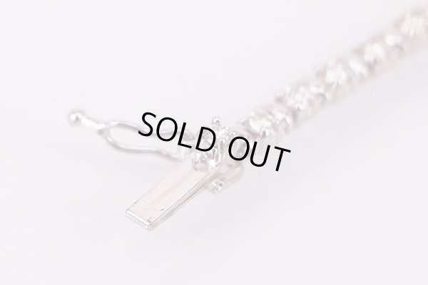 タサキ　K18WG ダイアイリブレスレット 1.53ct 8.80g　留め具拡大(2)