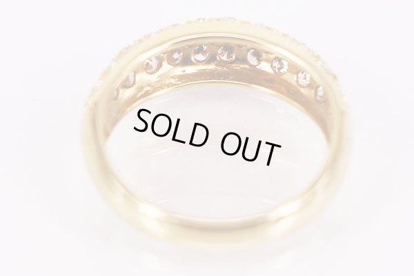 星の砂　K18 ダイアイリリング 0.45ct 3.10g　内側