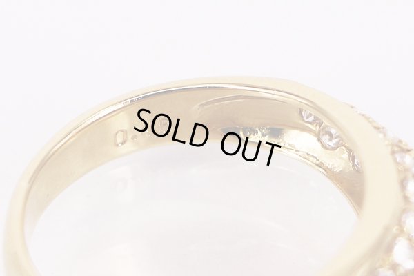 星の砂　K18 ダイアイリリング 0.45ct 3.10g　刻印(2)