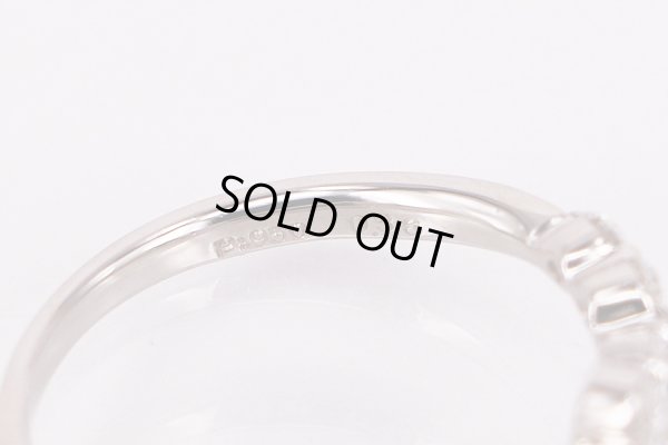 ヴァンドーム　PT950 ダイアイリリング 0.36ct 2.60g　刻印(1)