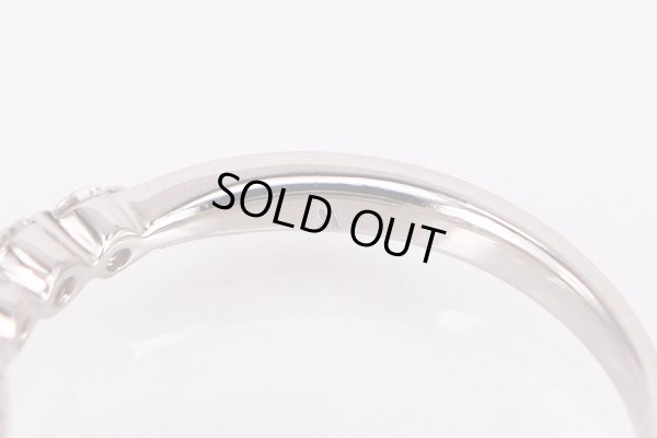 ヴァンドーム　PT950 ダイアイリリング 0.36ct 2.60g　刻印(2)