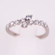 ヴァンドーム　PT950 ダイアイリリング 0.36ct 2.60g