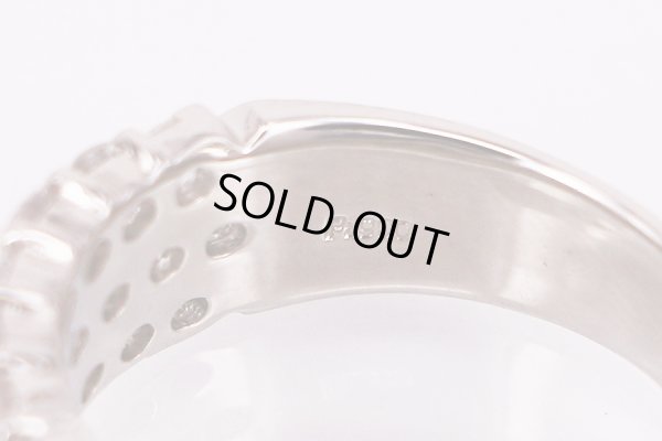 PT900 ダイアイリリング 2.00ct 9.20g　刻印(1)