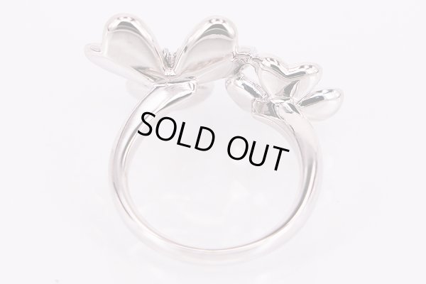 K18WG シェルダイアイリリング 0.08ct 7.10g　内側