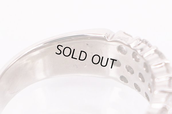 PT900 ダイアイリリング 2.00ct 9.20g　刻印(2)