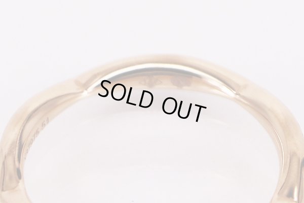 シャネル　750PG カメリアリング J10801 2.20g　刻印(2)