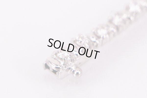 タサキ　K18WG ダイアイリブレスレット 1.53ct 8.80g　留め具拡大(1)