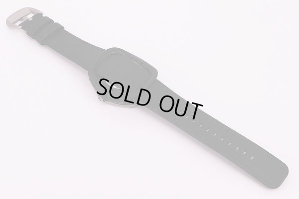 ディートリッヒ　オーガニックタイム　ＯＴ－１　スケルトン黒文字盤　緑色針　革ベルト裏面