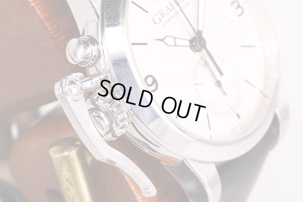 グラハム　クロノファイター１６９５　ＡＸ－２ＣＸＡＳ　銀文字盤　サイド拡大(2)